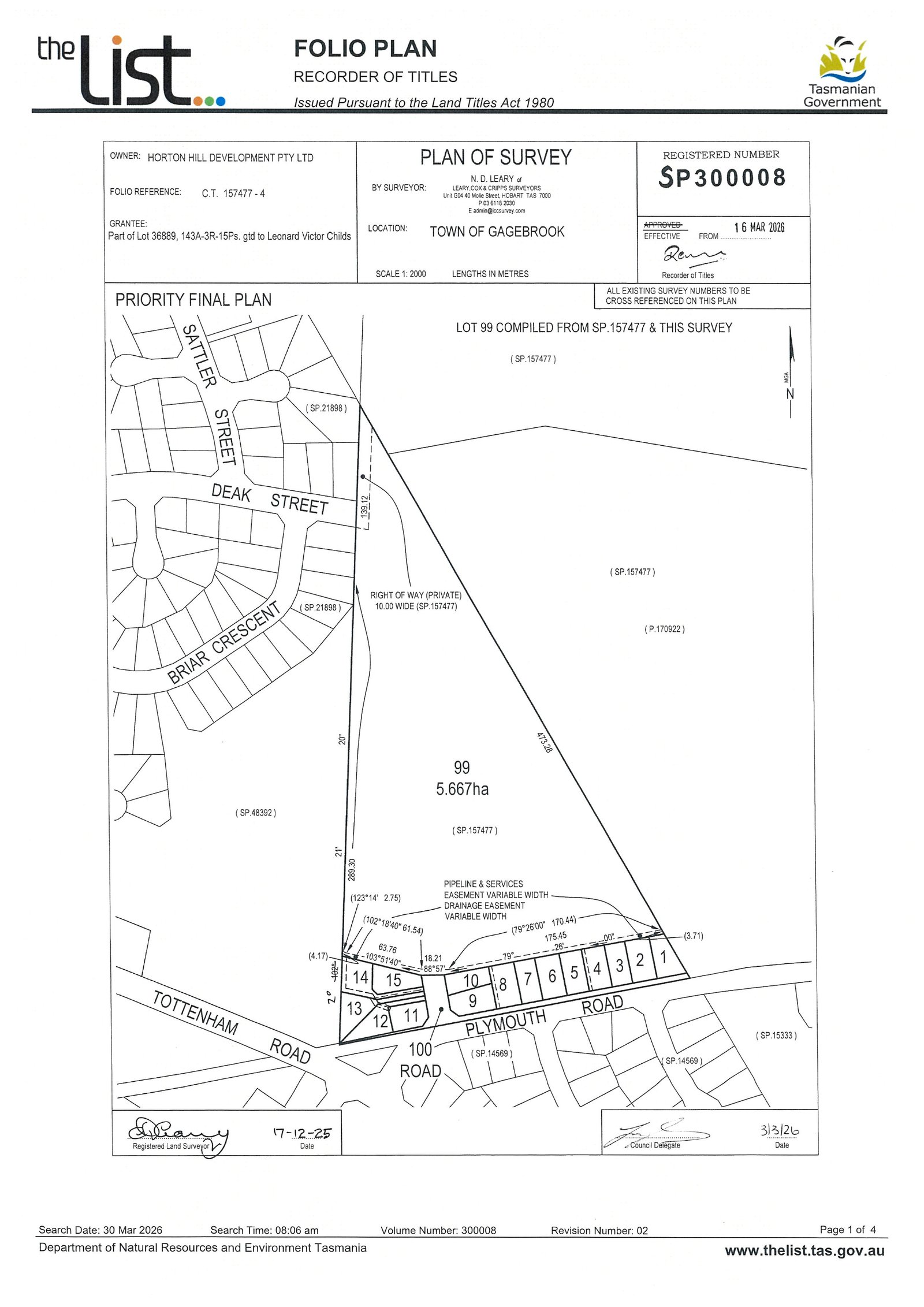 Lot 1 Plymouth Road GAGEBROOK 16