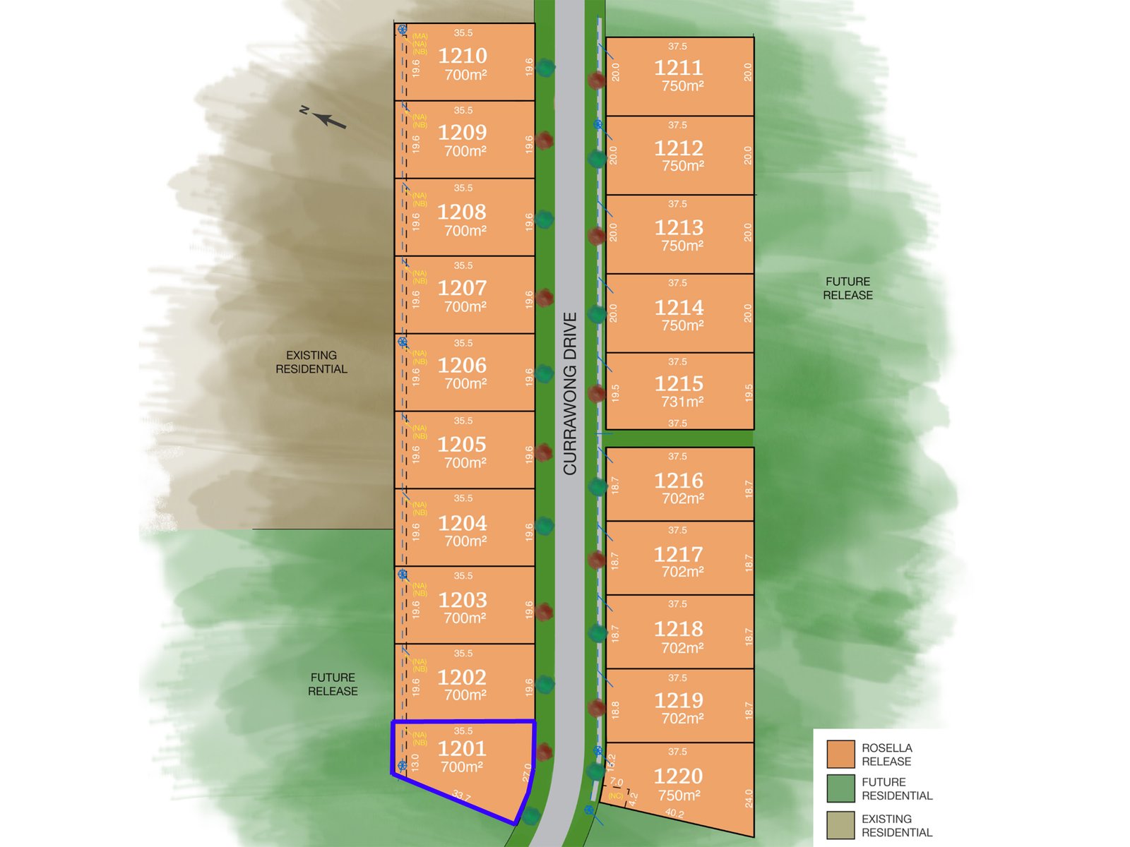 Lot 1201 Currawong Drive TAMWORTH 1