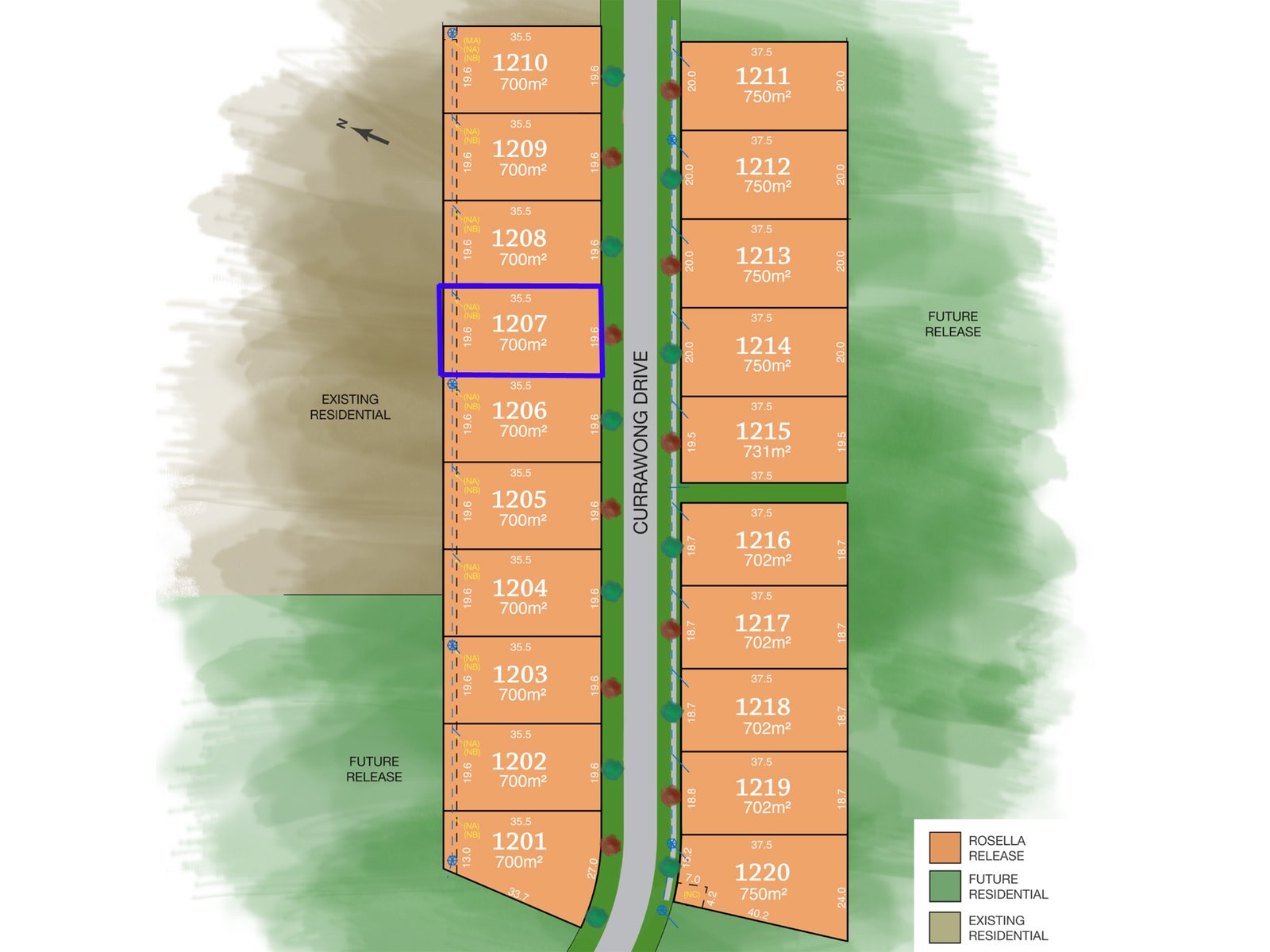 Lot 1207 Currawong Drive TAMWORTH 4