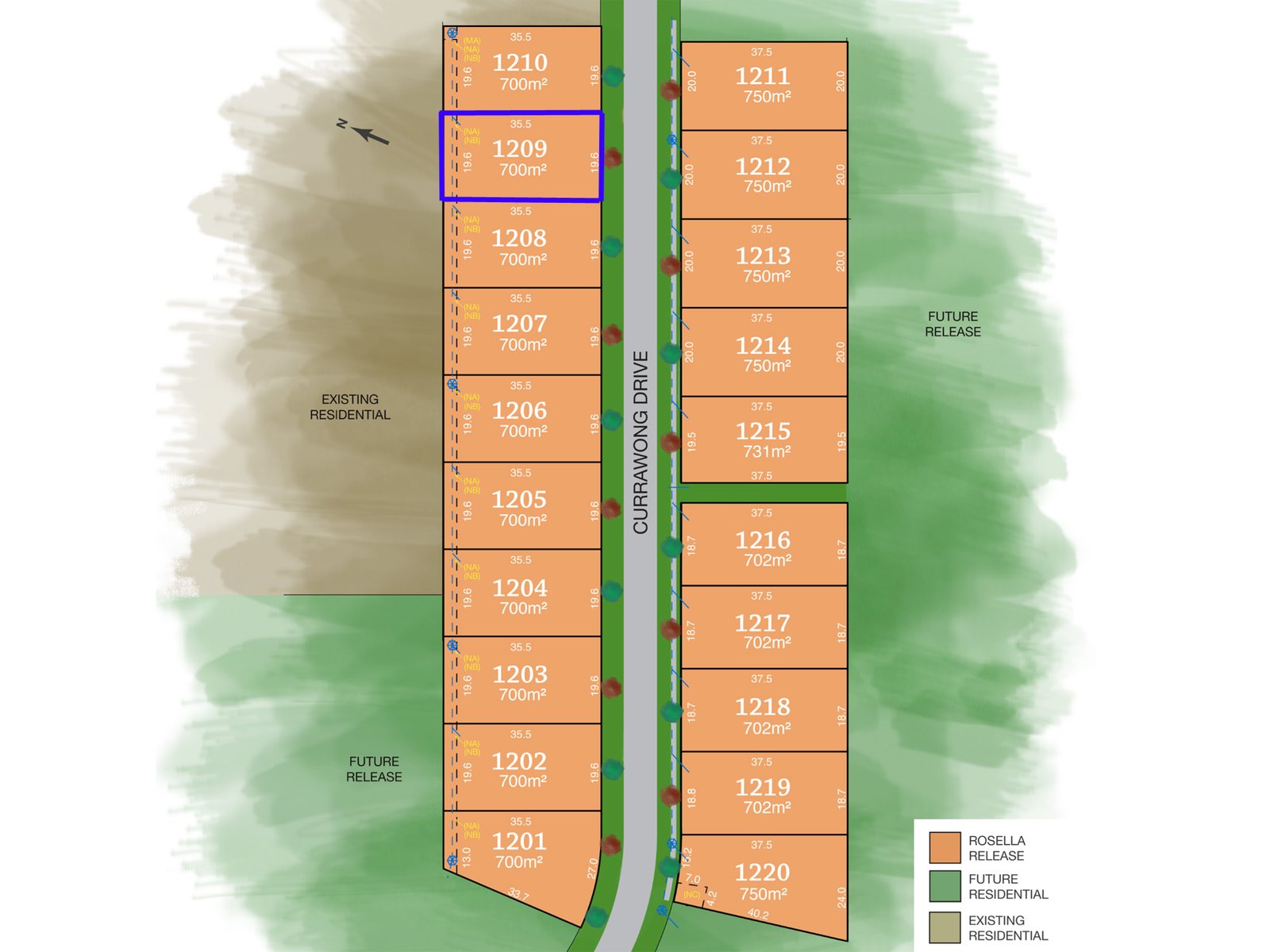 Lot 1209 Currawong Drive TAMWORTH 1