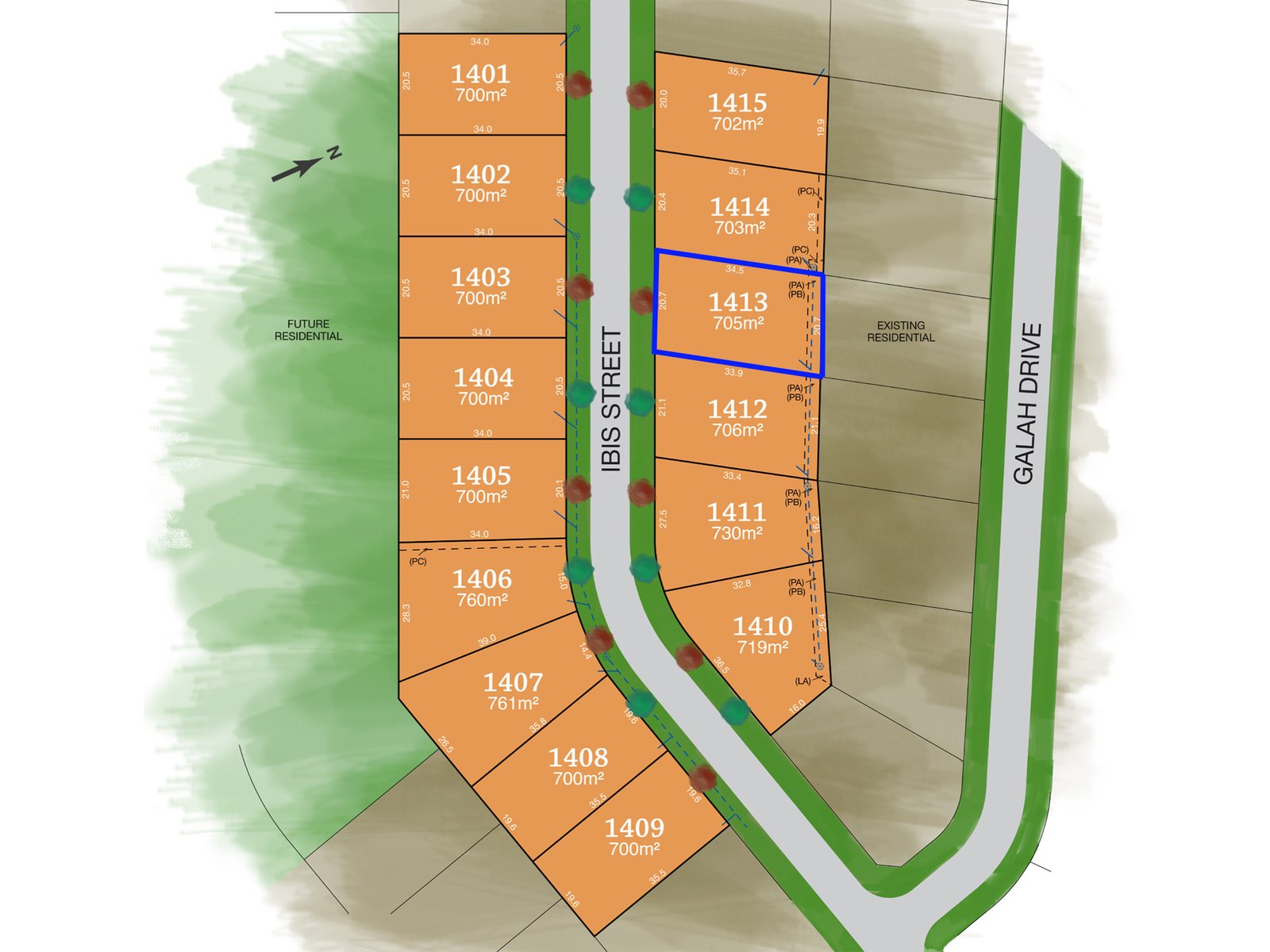 Lot 1413 Ibis Street TAMWORTH 2