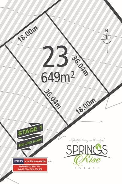 Lot 23 Springs Rise Estate, 5 Hillview Road BROWN HILL 2