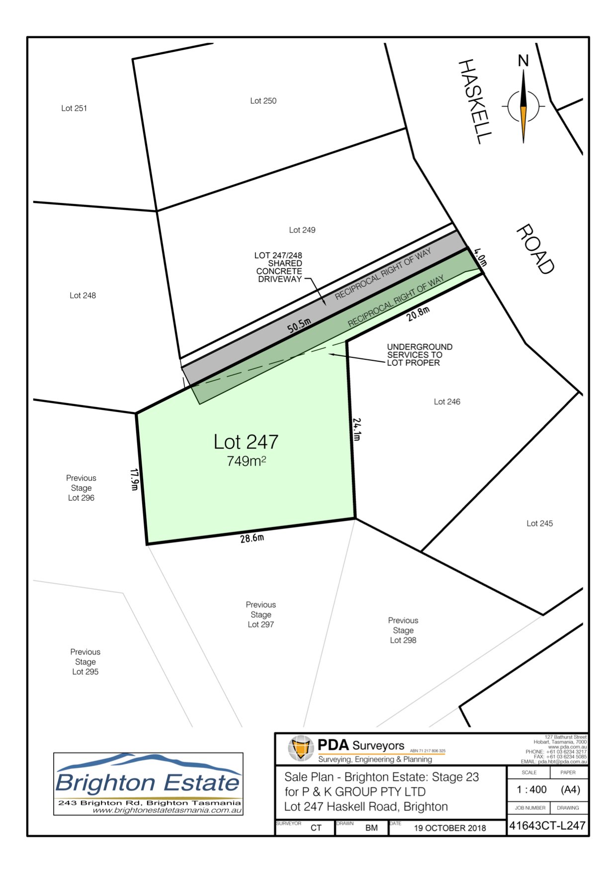 Lot 247 Brighton Estate  BRIGHTON 12