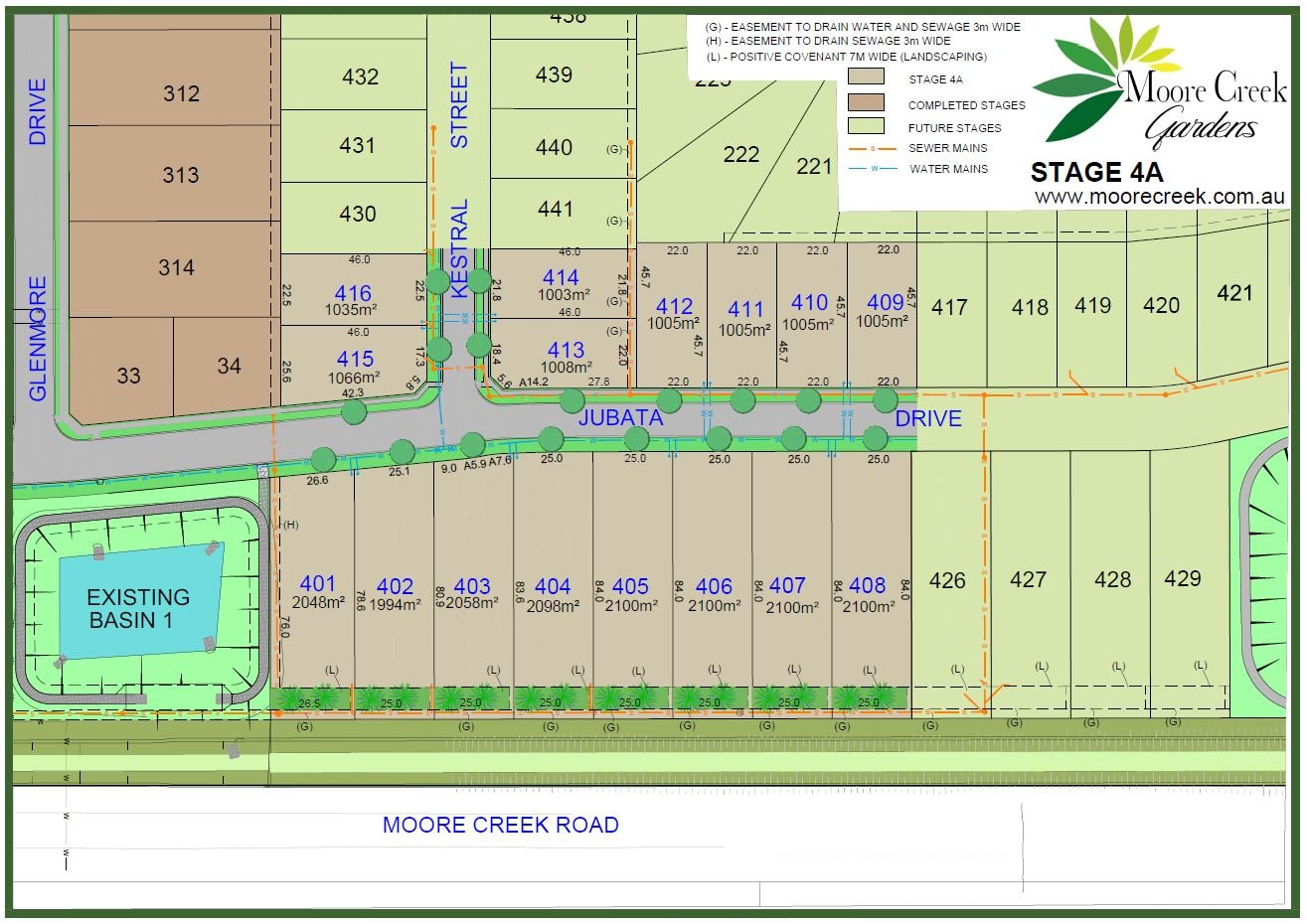 Lot 401 Moore Creek Gardens TAMWORTH 2