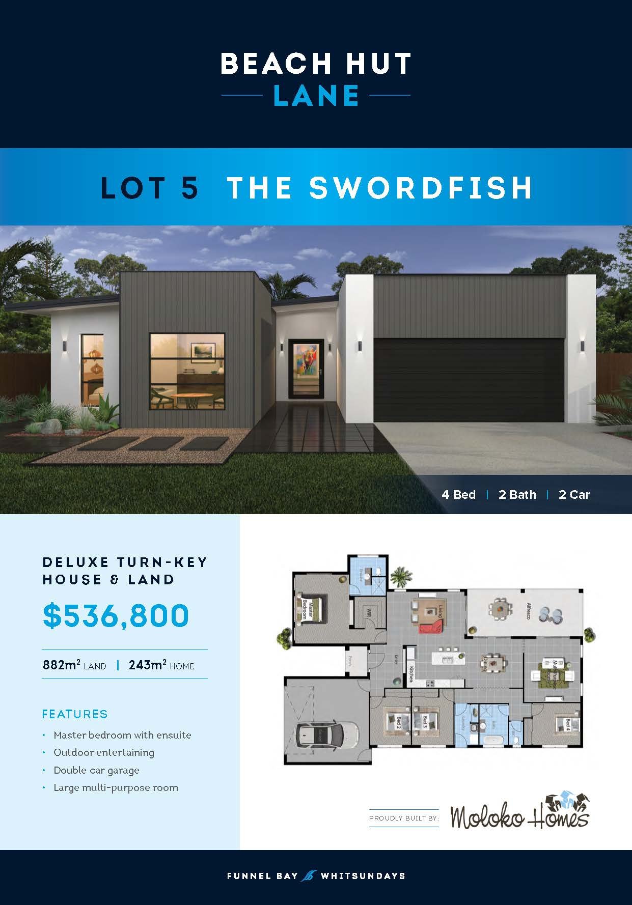 Lot 5 "The Swordfish", Beach Hut Lane AIRLIE BEACH 3