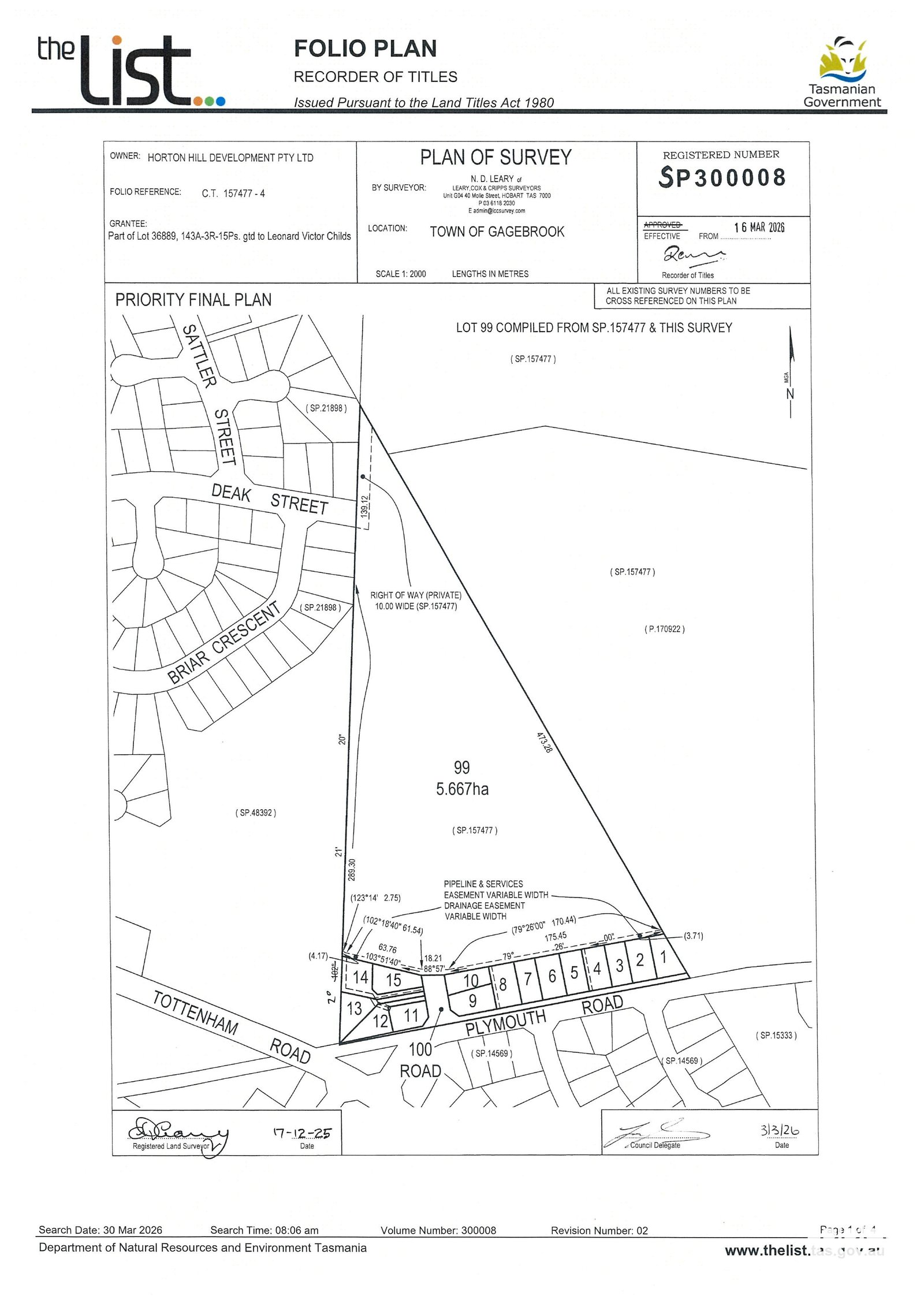 Lot 8 Plymouth Road GAGEBROOK 16