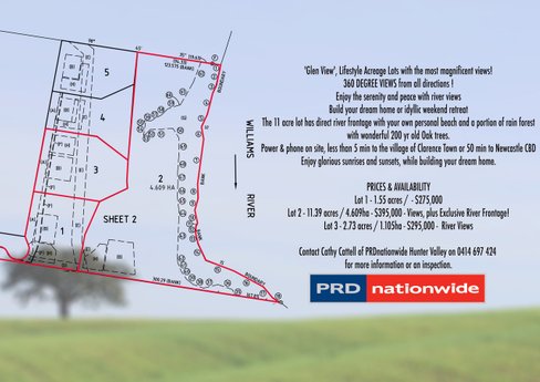288 (lot 3) Glen Williams Road, CLARENCE TOWN NSW 2321