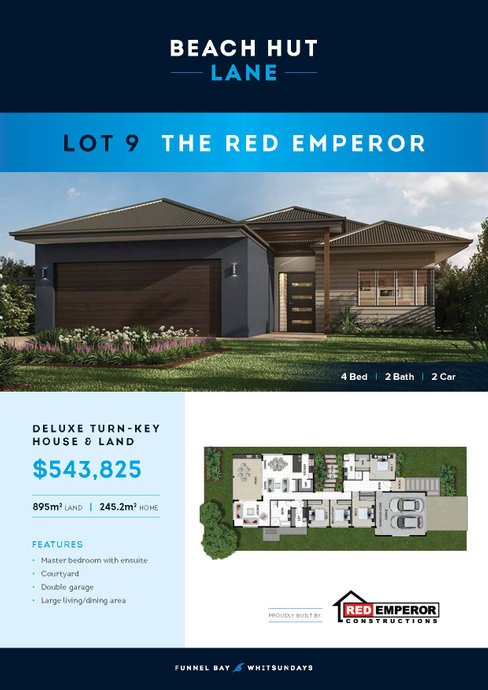 Lot 9 "The Red Emperor", Beach Hut Lane, AIRLIE BEACH QLD 4802