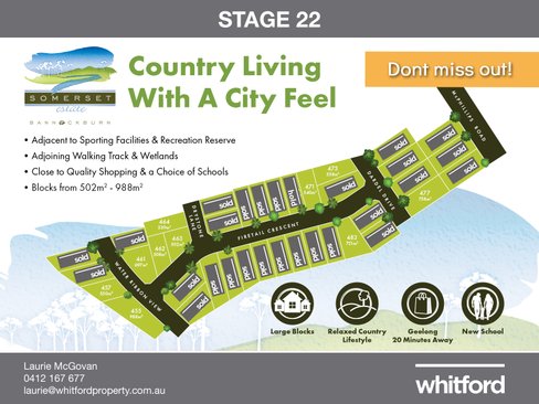 Stage 22 Somerset Estate, Bannockburn