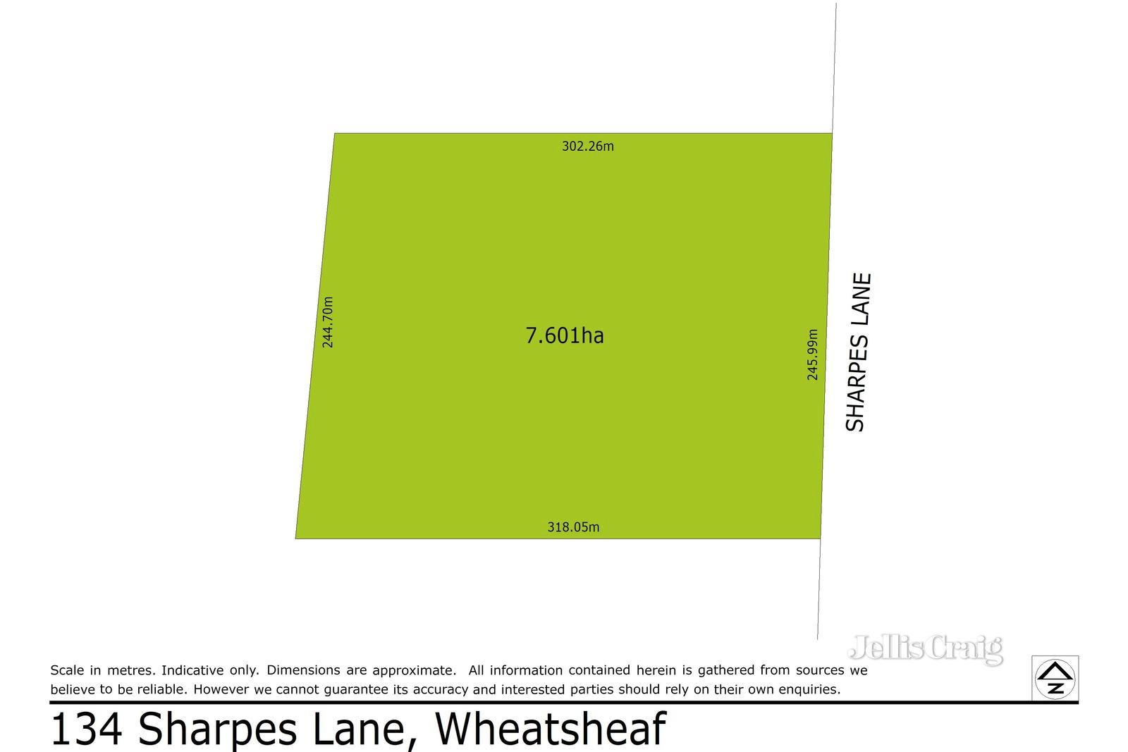 134 Sharpes Lane, Wheatsheaf, VIC 3461 Land for Sale