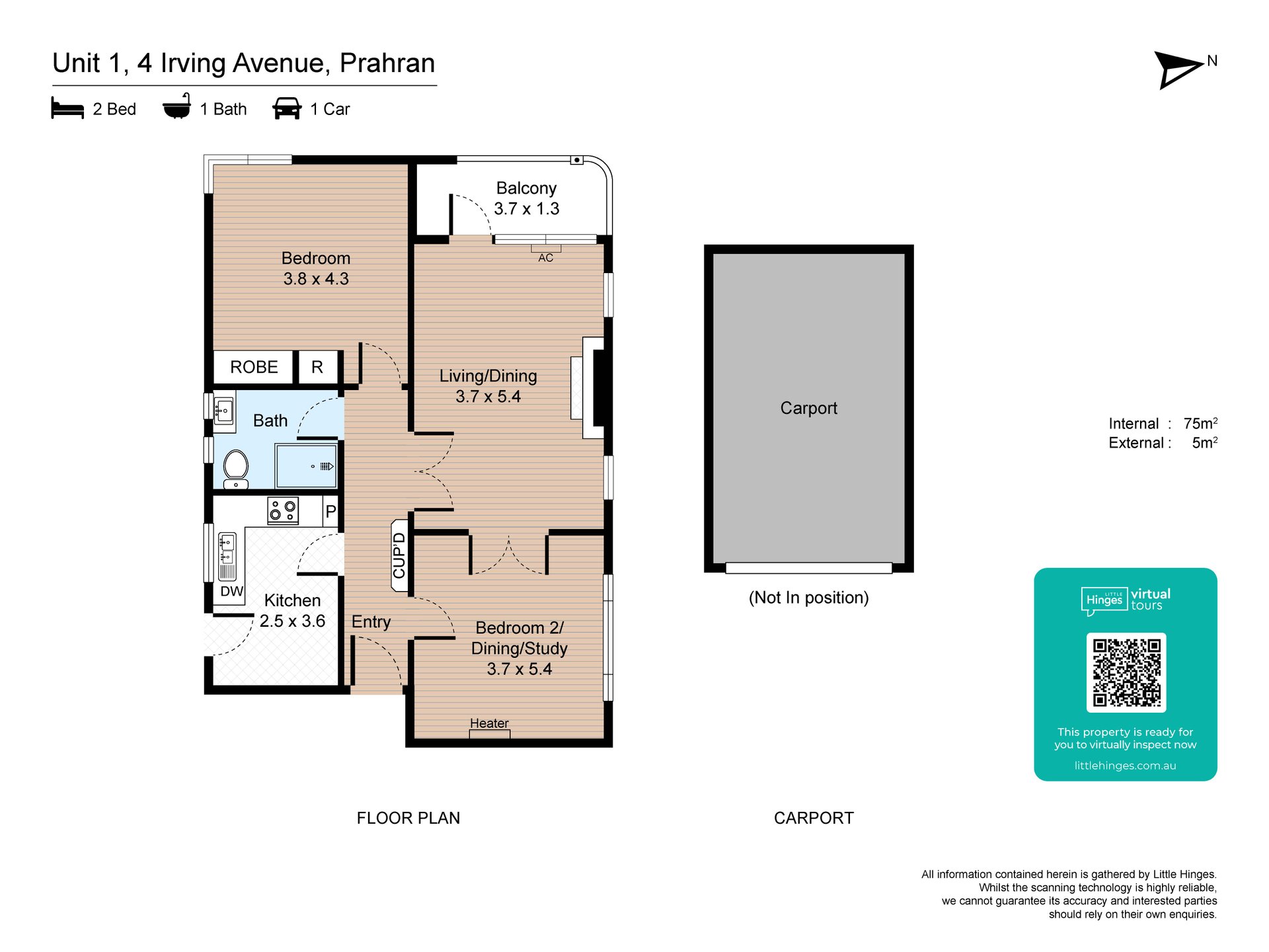 1 / 4 Irving Avenue PRAHRAN
