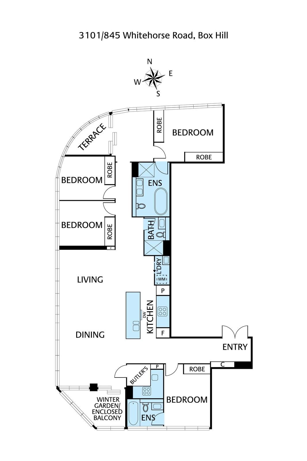 2501C,3403,3102,3101/845 Whitehorse Road, Box Hill image 28