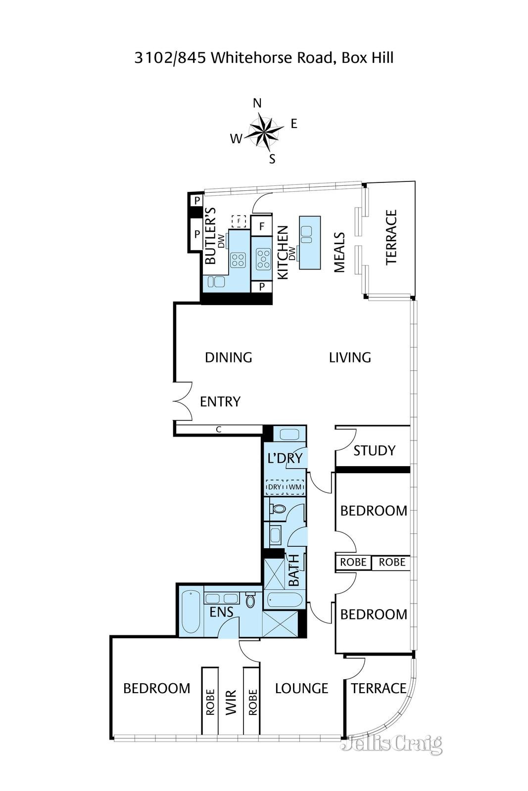 2501C,3403,3102,3101/845 Whitehorse Road, Box Hill image 30