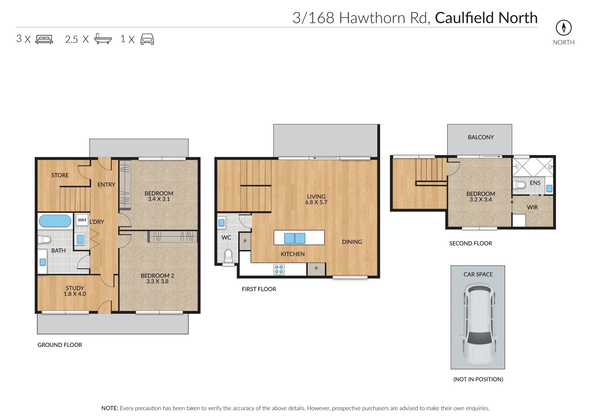 3 / 168 Hawthorn Road Caulfield North