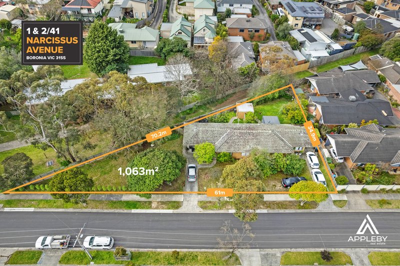 1 & 2/41 Narcissus Avenue, BORONIA VIC 3155