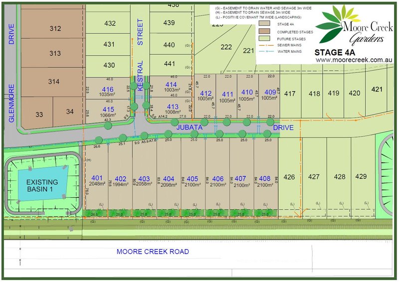 Lot 401 Moore Creek Gardens TAMWORTH NSW 2340
