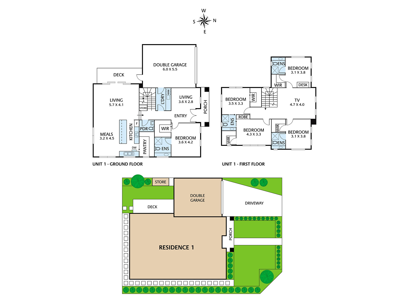 1 & 2/6 Lincoln Avenue, Glen Waverley
- Floorplan 1