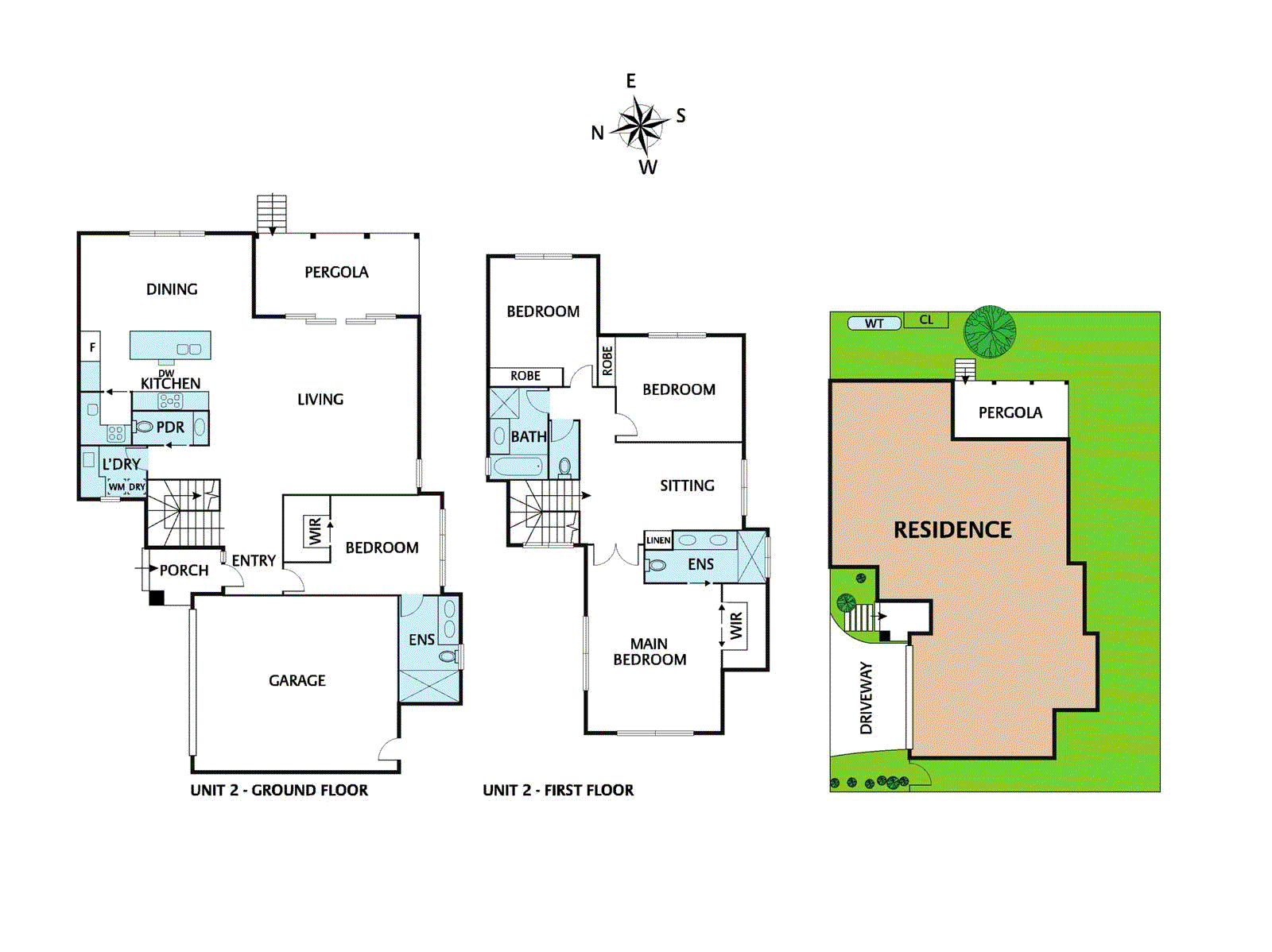1 & 2/732 Highbury Road, Glen Waverley
- Floorplan 2