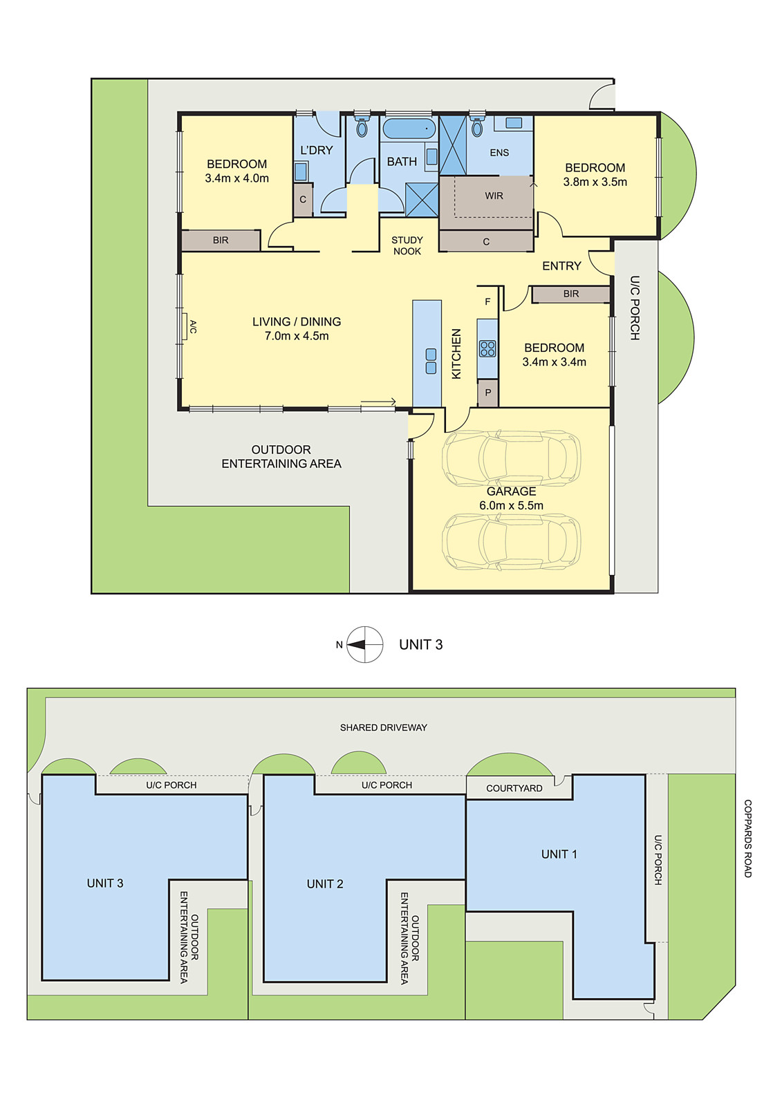 1-3/181 Coppards Road, Moolap VIC 3224 - Floorplan