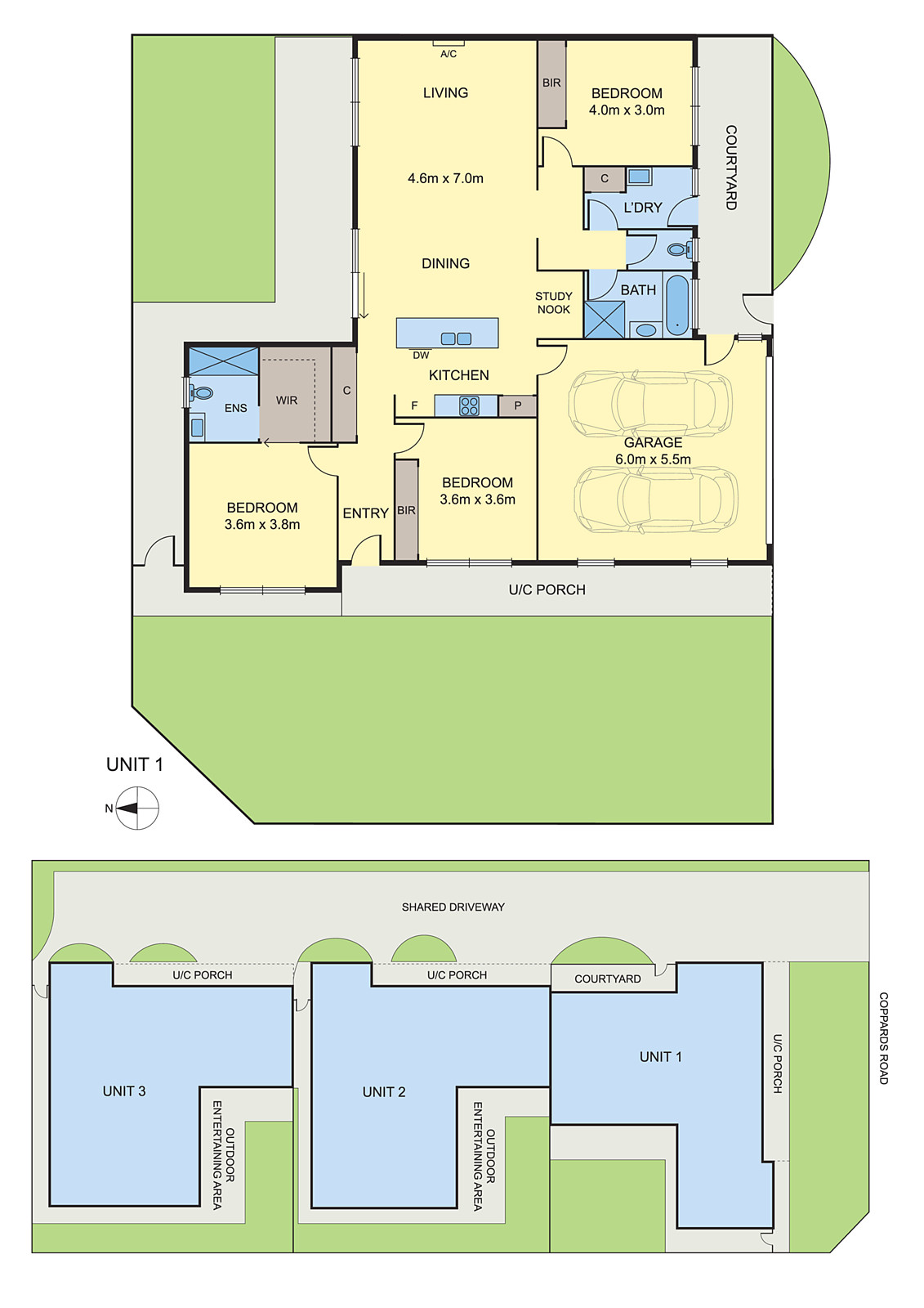 1-3/181 Coppards Road, Moolap VIC 3224 - Floorplan
