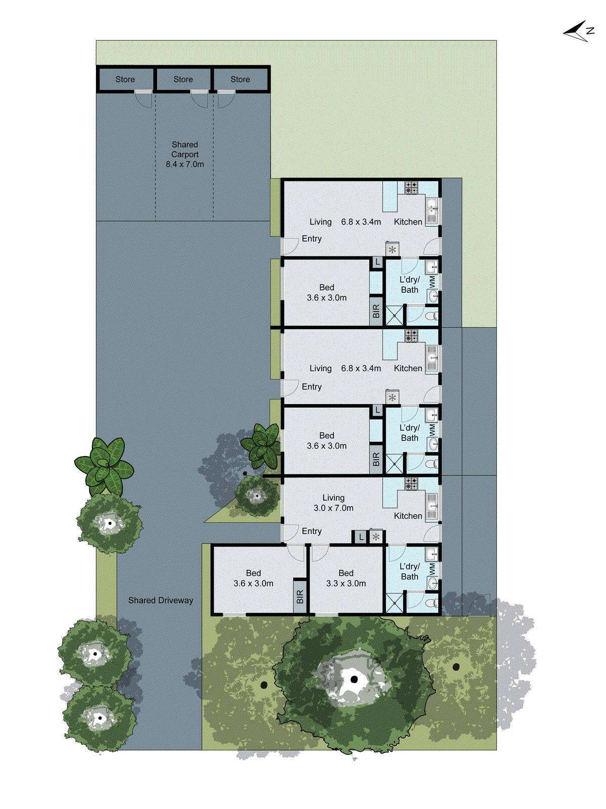 1-3/253 Wilsons Road, St Albans Park VIC 3219 - Floorplan