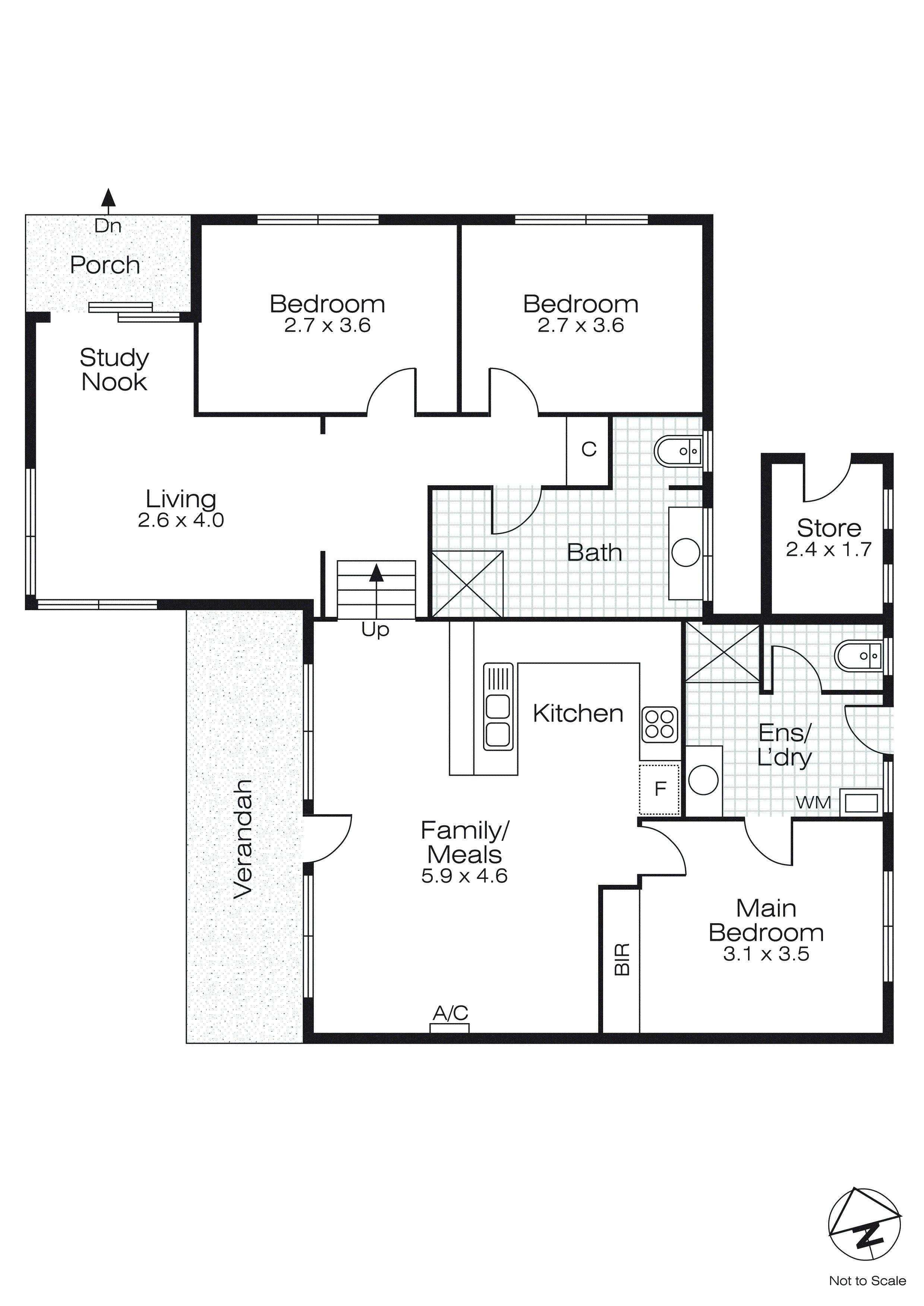 1-3/4 Macarthur Street, Soldiers Hill VIC 3350 - Floorplan
