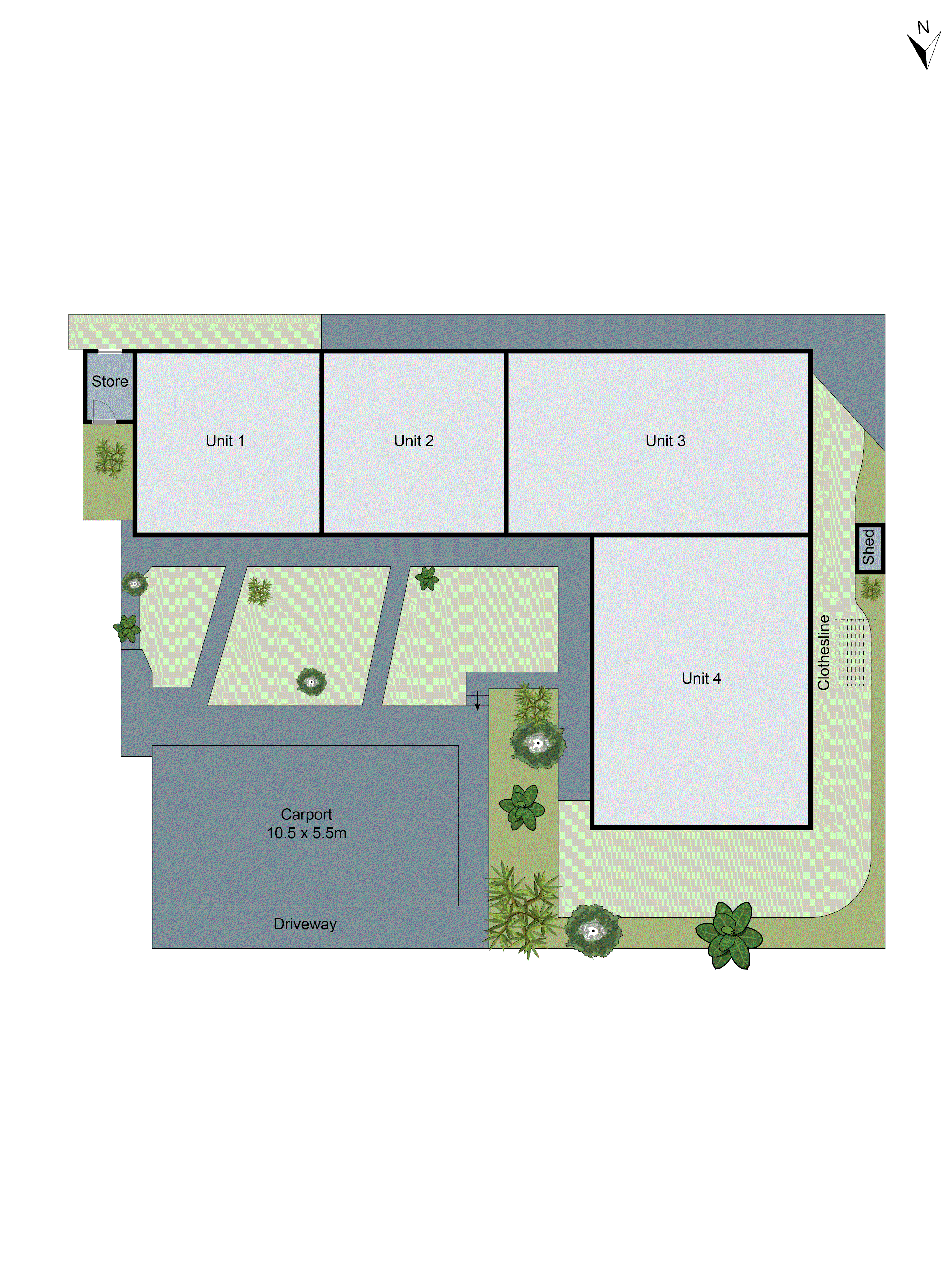 1-4/3 Matilda Court, Belmont VIC 3216 - Floorplan