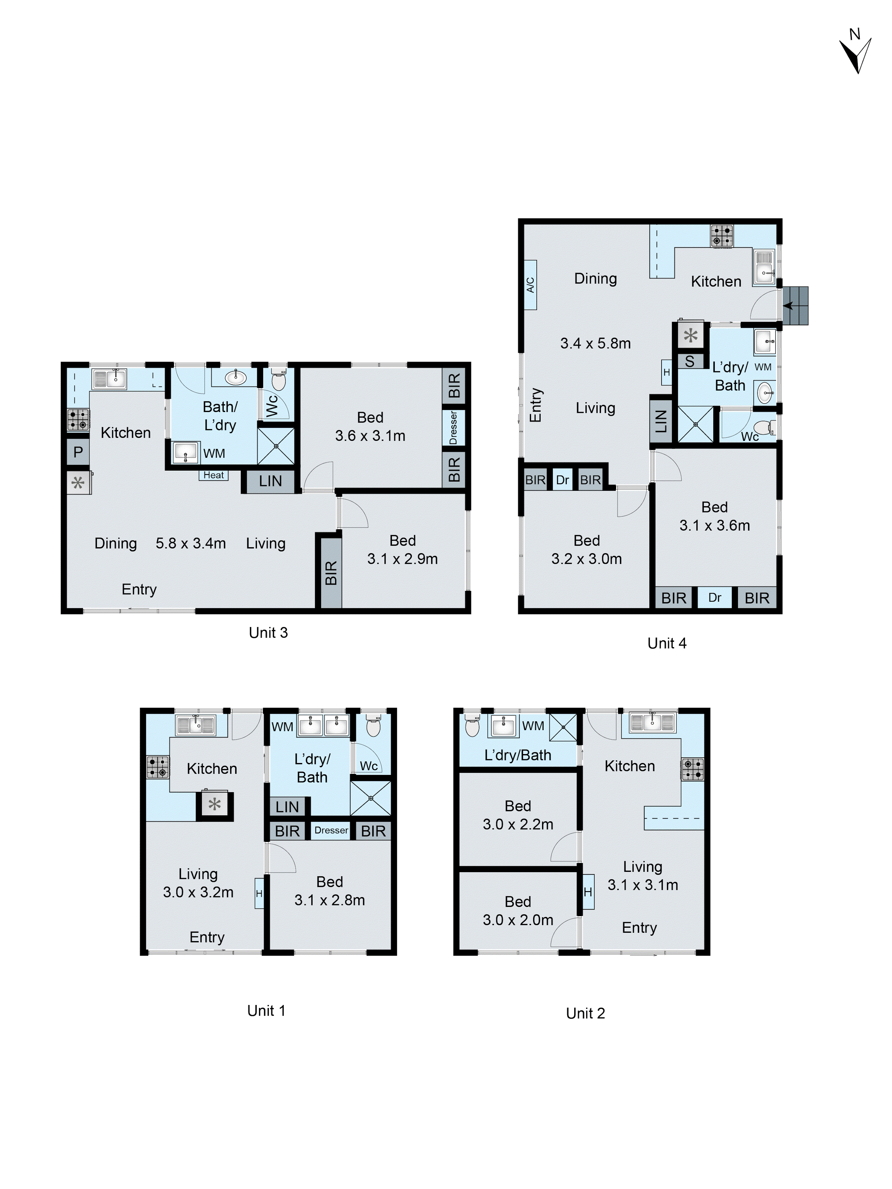 1-4/3 Matilda Court, Belmont VIC 3216 - Floorplan