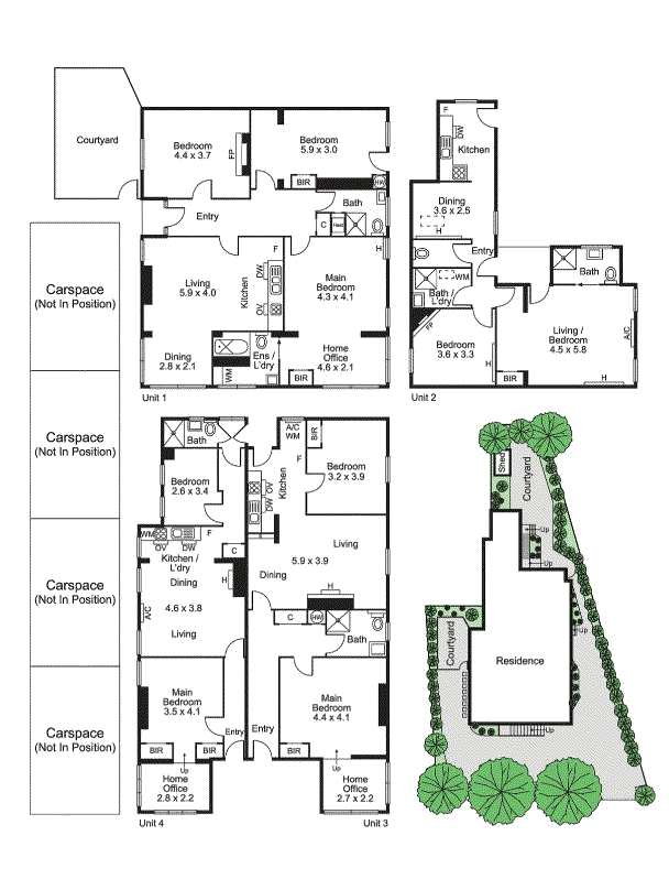 1-4/5 Charnwood Road, St Kilda VIC 3182 - Floorplan
