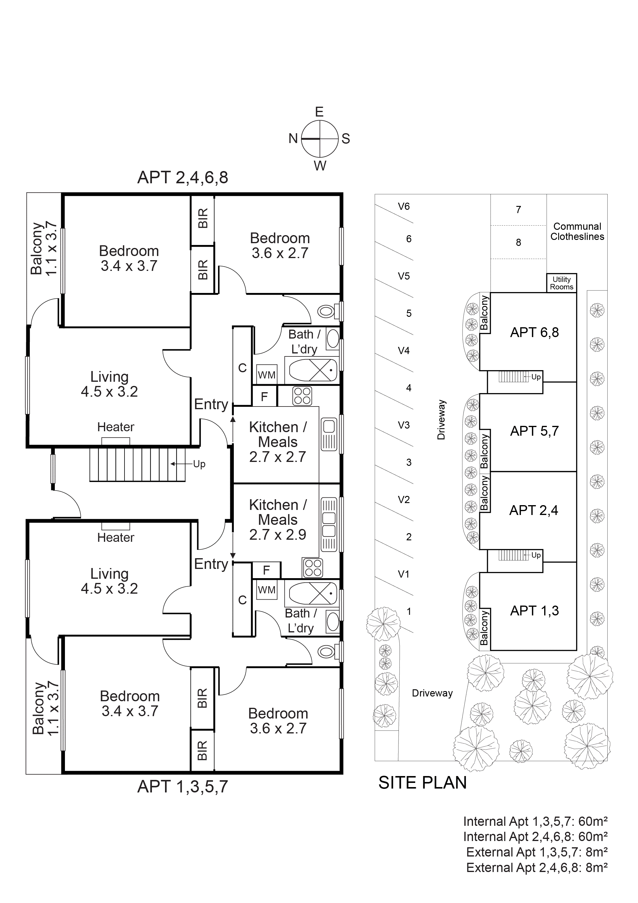 1-8/22 Ulupna Road, Ormond VIC 3204 - Floorplan
