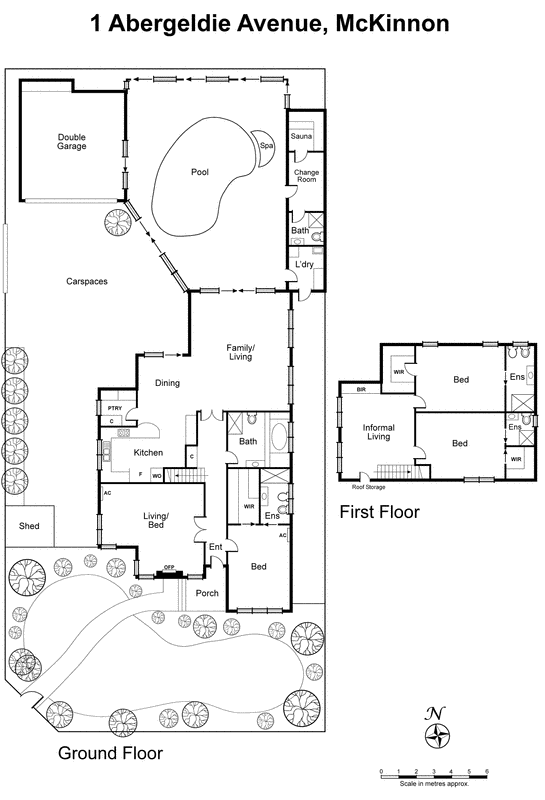 1 Abergeldie Avenue, Mckinnon VIC 3204 - Floorplan