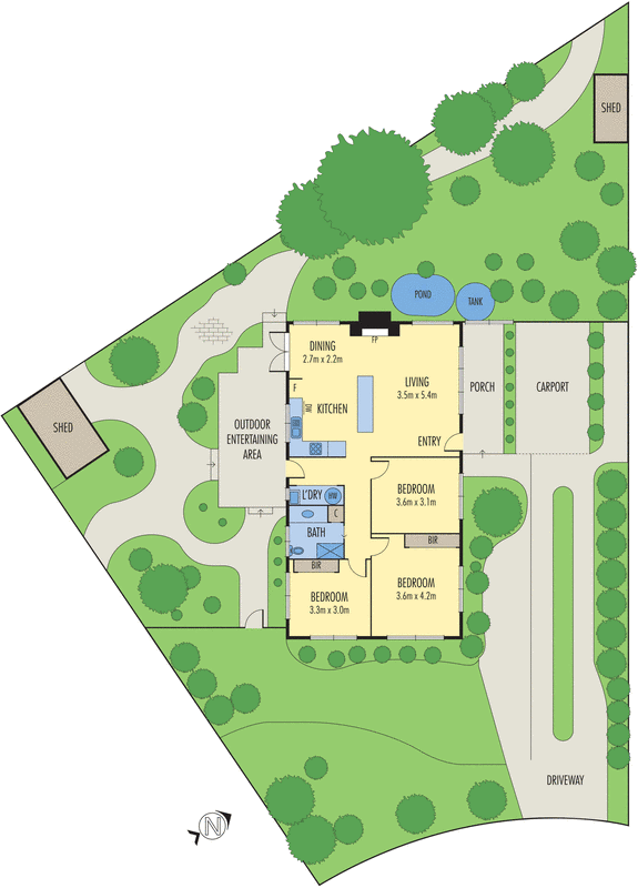 1 Ashbrook Court, Oakleigh South VIC 3167 - Floorplan