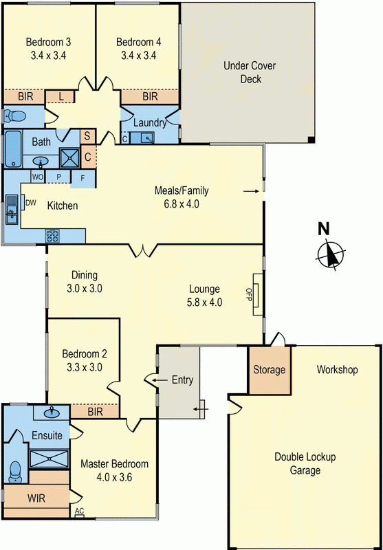 1 Australis Court, DINGLEY VILLAGE VIC 3172 - Floorplan