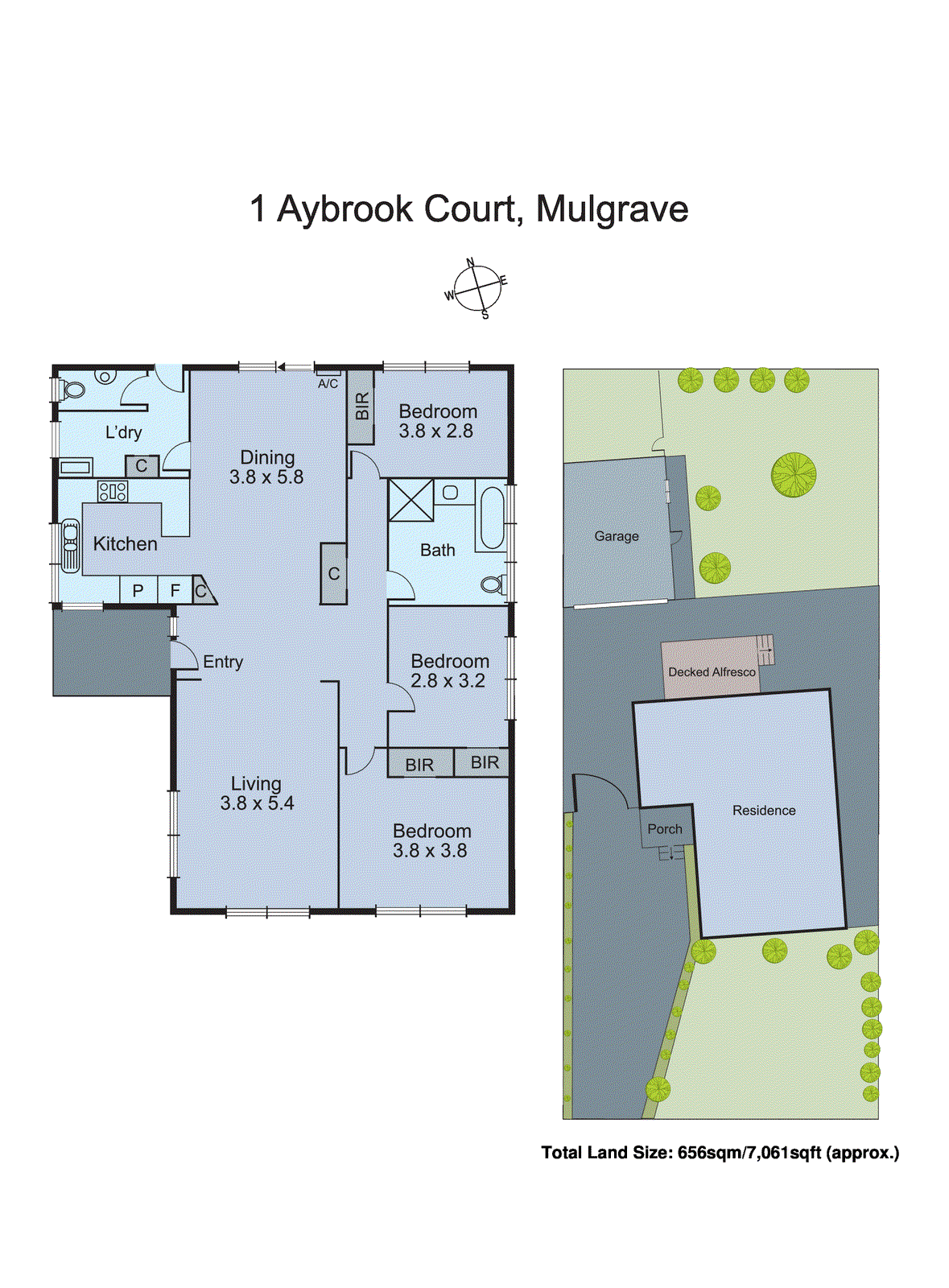 1 Aybrook Court, Mulgrave VIC 3170 - Floorplan