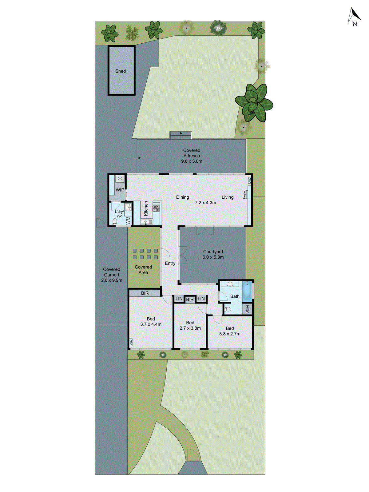 1 Bakewell Street, Herne Hill VIC 3218 - Floorplan