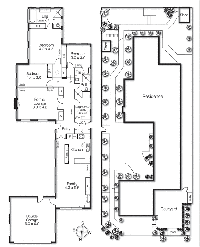 1 Balmoral Avenue, Sandringham VIC 3191 - Floorplan