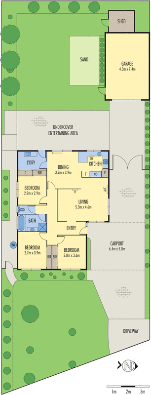 1 Banksia Square, Corio VIC 3214 - Floorplan