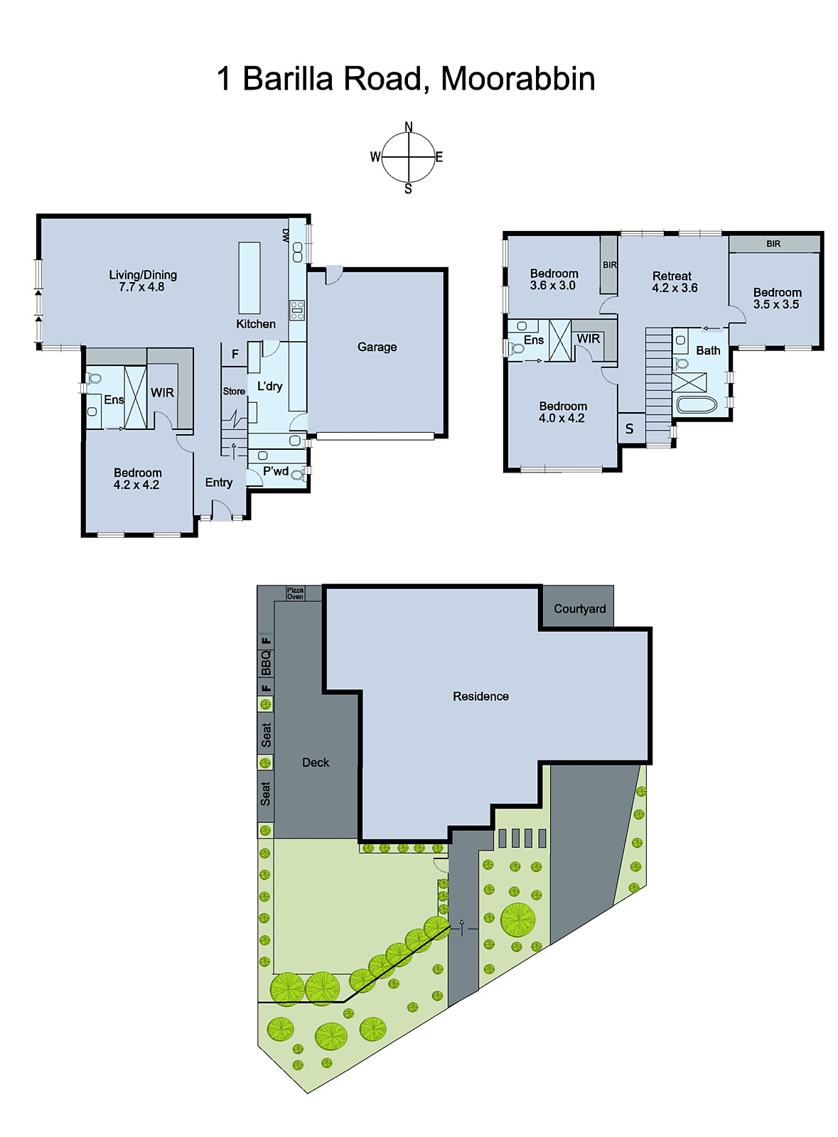 1 Barilla Road, Moorabbin VIC 3189 - Floorplan