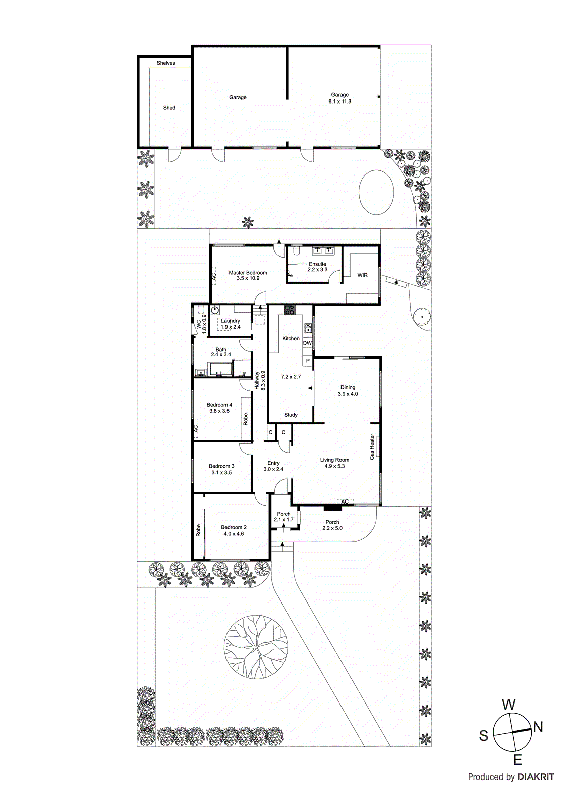 1 Barnes Avenue, Burwood VIC 3125 - Floorplan