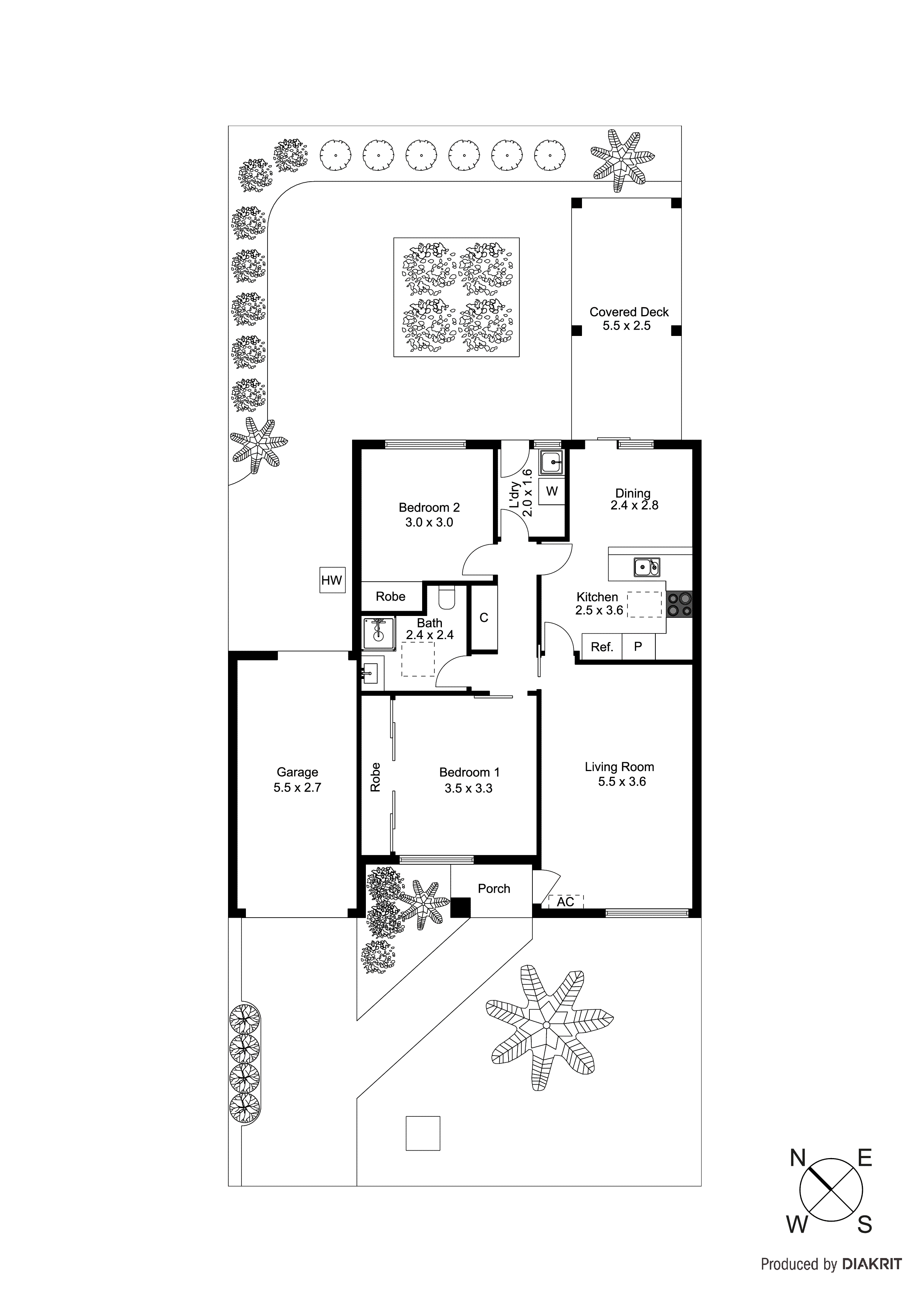 1 Baxter Avenue, Chelsea VIC 3196 - Floorplan