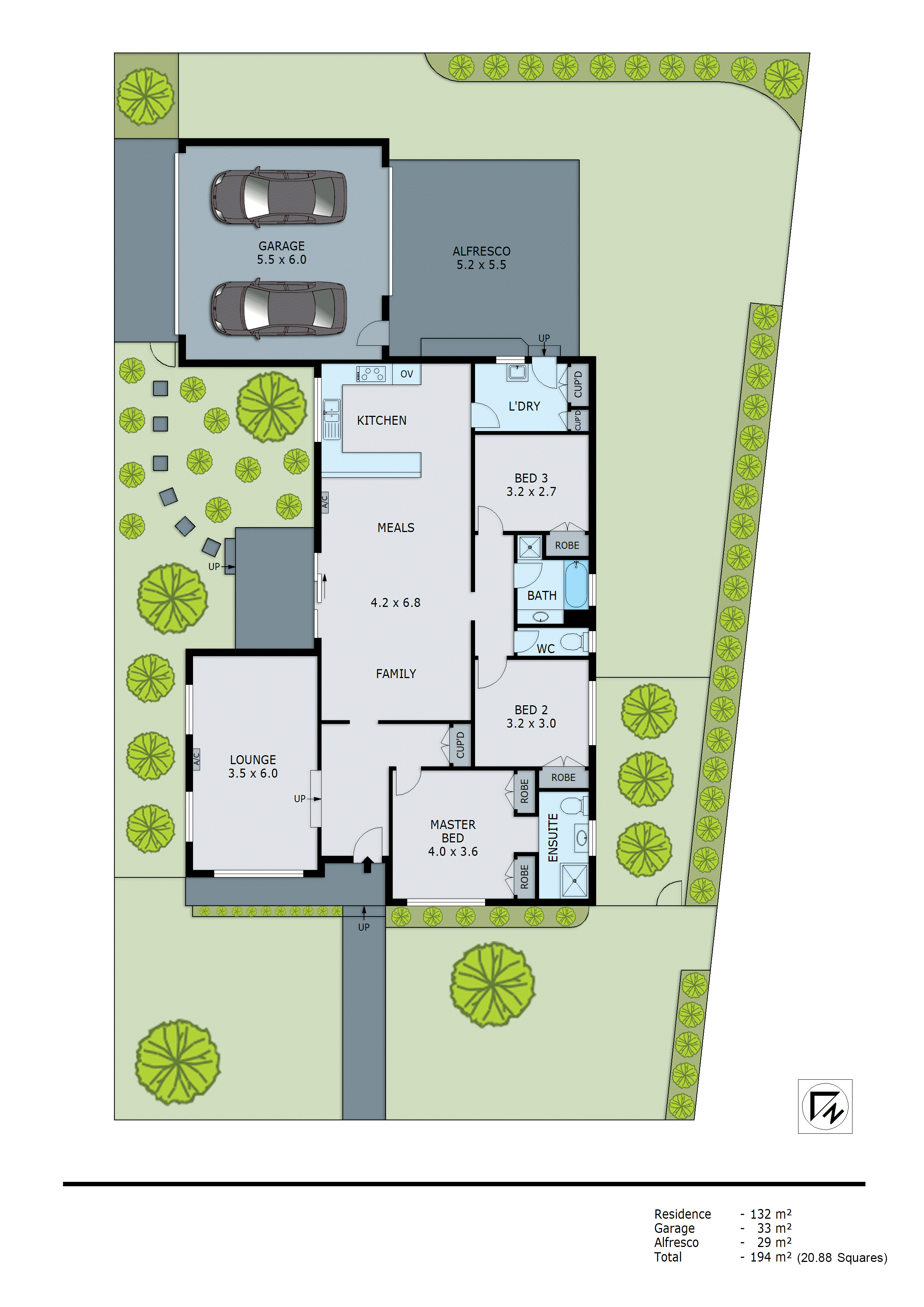 1 Bayville Drive, Dingley Village VIC 3172 - Floorplan