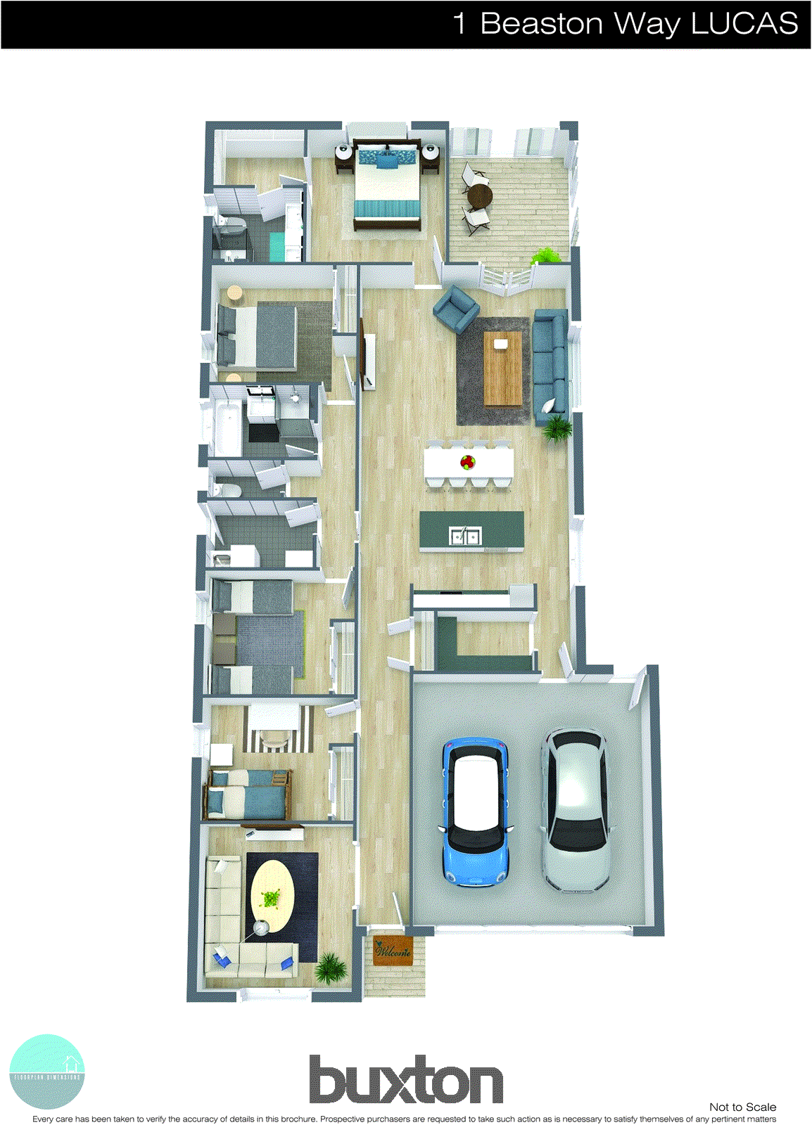 1 Beaston Way, Lucas VIC 3350 - Floorplan