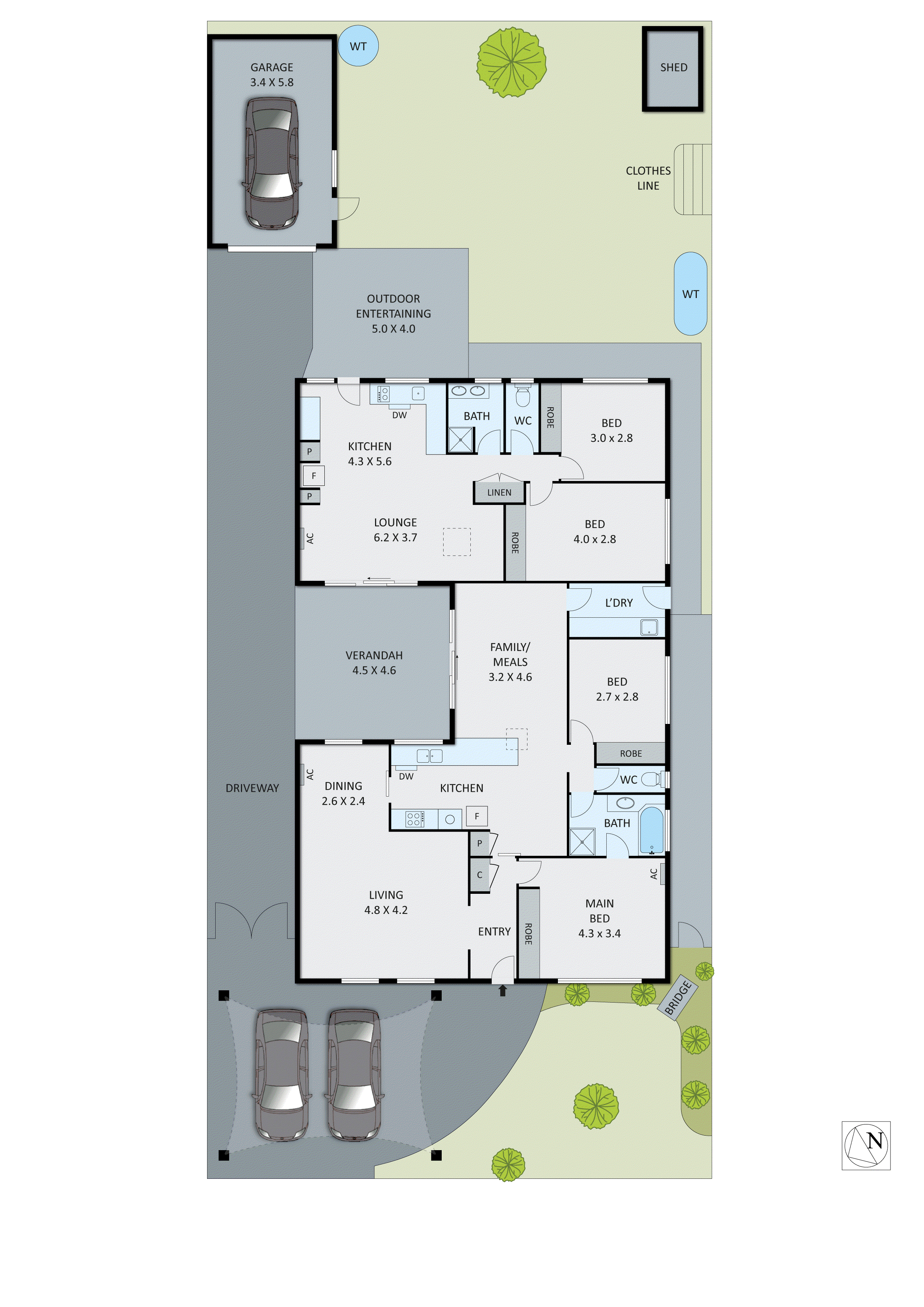 1 Beautex Court, Aspendale Gardens VIC 3195 - Floorplan
