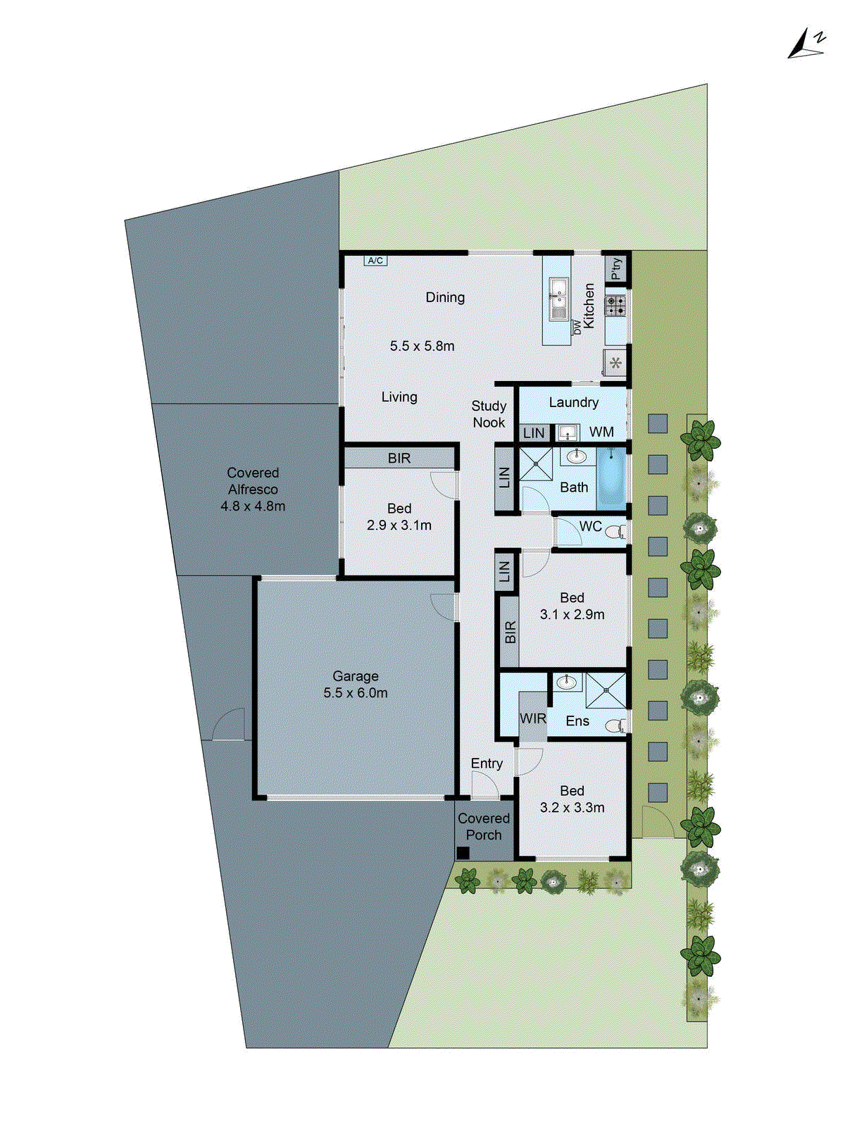 1 Belkan Court, St Albans Park VIC 3219 - Floorplan