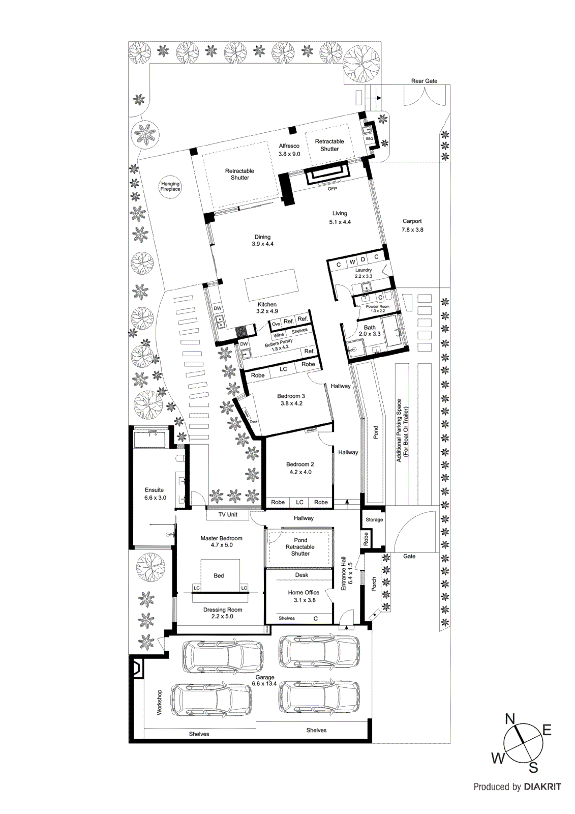 1 Berg Lane, Black Rock VIC 3193 - Floorplan