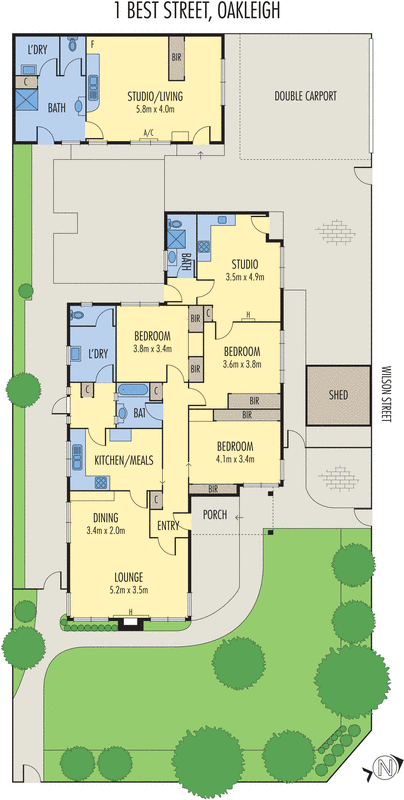 1 Best Street, Oakleigh VIC 3166 - Floorplan