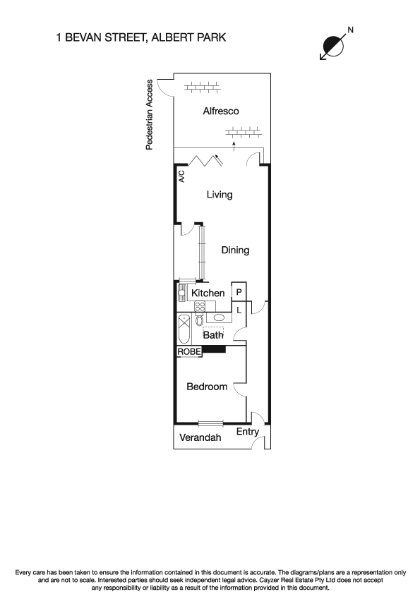 1 Bevan Street, ALBERT PARK VIC 3206 - Floorplan