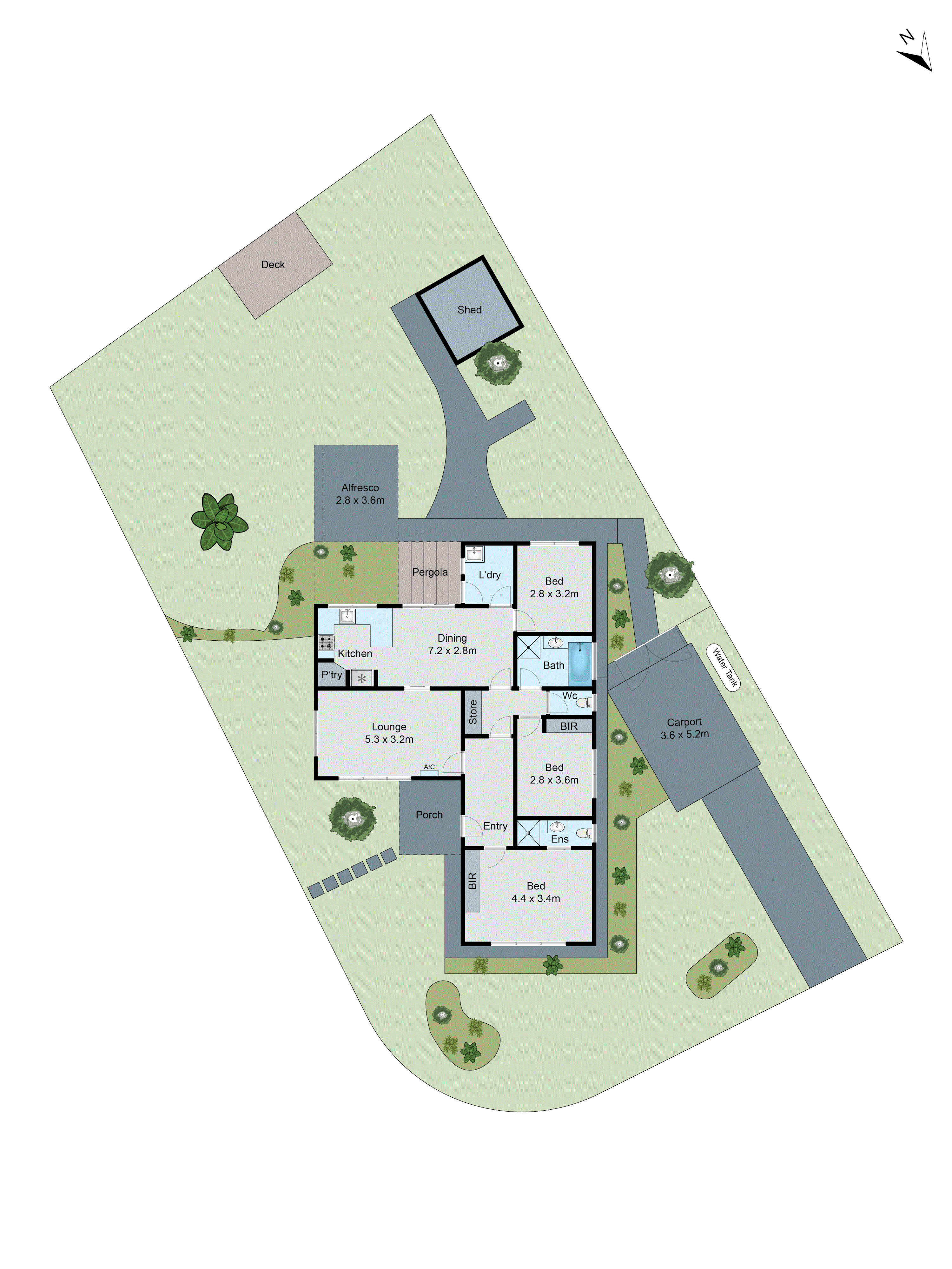 1 Brahman Close, Belmont VIC 3216 - Floorplan