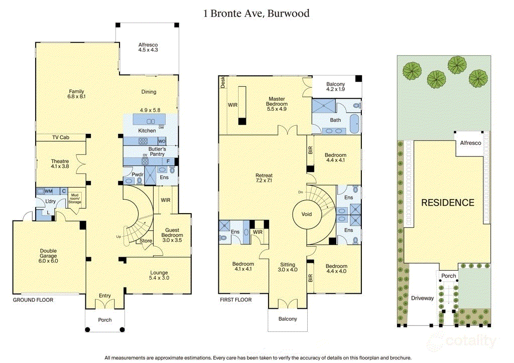 1 Bronte Avenue, Burwood VIC 3125 - Floorplan