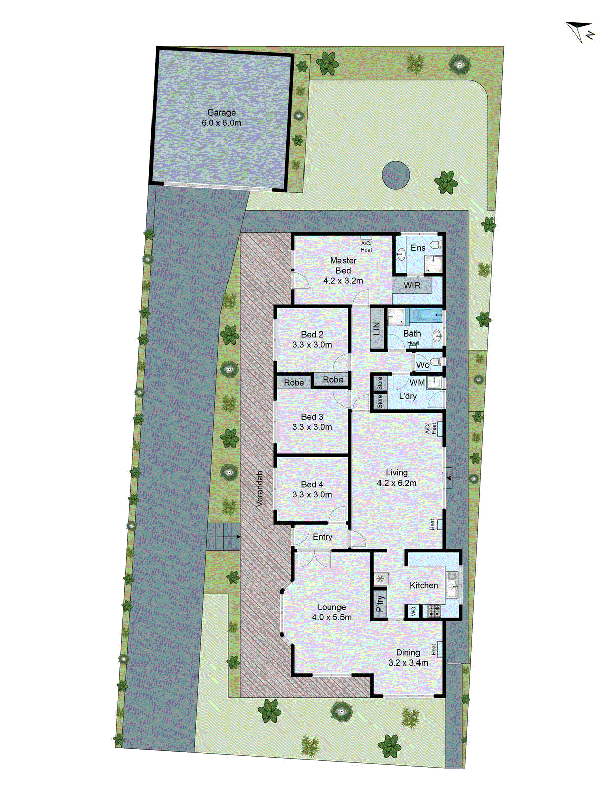 1 Cannes Court, Highton VIC 3216 - Floorplan